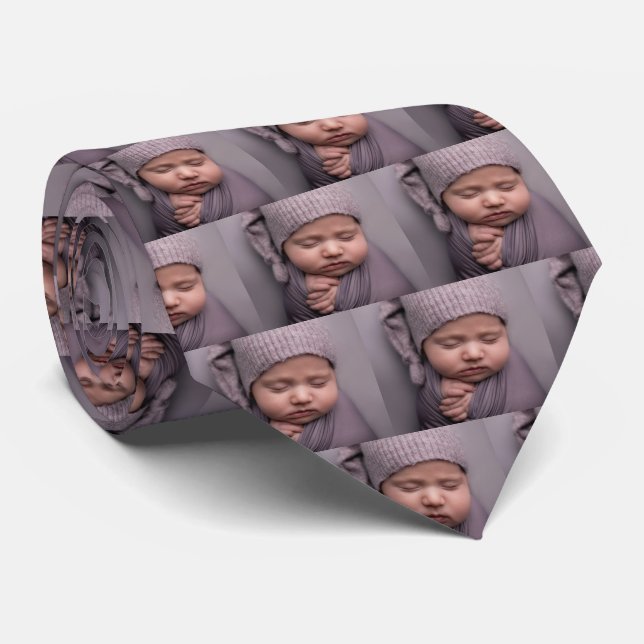 Personalized Family Photos Custom Create your own Tie (Rolled)