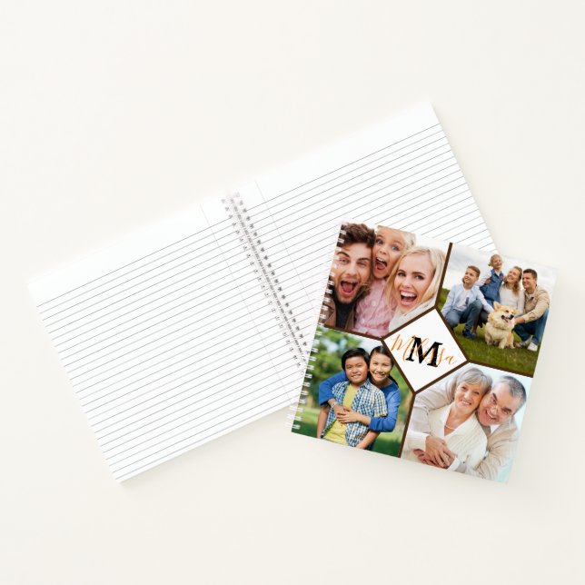 Personalized family photos  notebook (Inside)