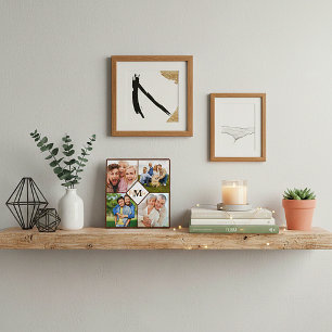 Personalized family photos  plaque