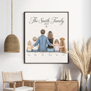 Personalized Family Portrait 2027 Poster