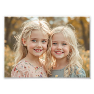 Personalized Family Premium Satin Photo Print