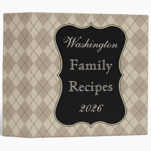 Personalized Family Recipe Binder Gift