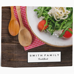 Personalized Family Recipe Cookbook 3 Ring Binder