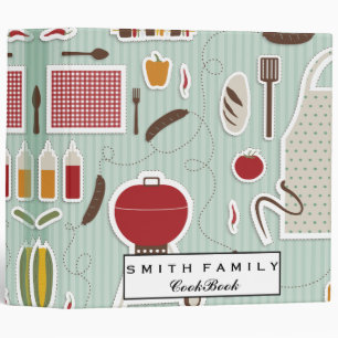 Personalized Family Recipe Cookbook 3 Ring Binder