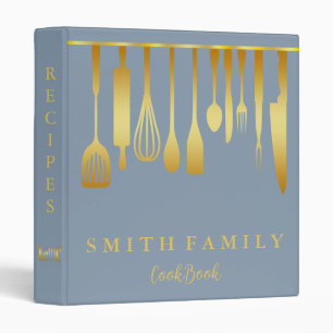 Personalized Family Recipe Cookbook 3 Ring Binder