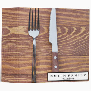 Personalized Family Recipe Cookbook 3 Ring Binder