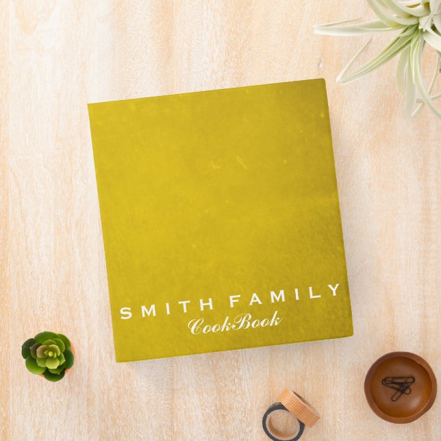Personalized Family Recipe Cookbook Binder (In Situ)