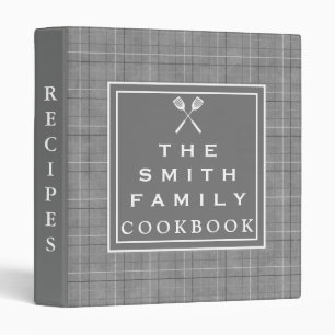 Personalized Family Recipe Cookbook Binder