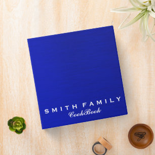 Personalized Family Recipe Cookbook Binder