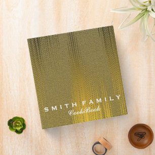 Personalized Family Recipe Cookbook Binder