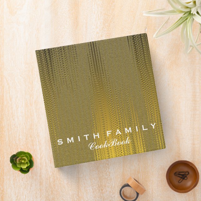 Personalized Family Recipe Cookbook Binder (In Situ)