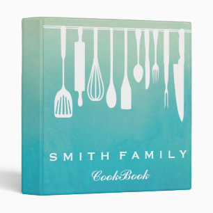 Personalized Family Recipe Cookbook Binder