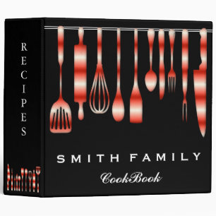 Personalized Family Recipe Cookbook Binder