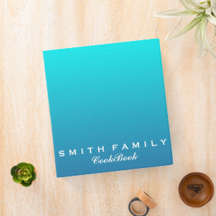 Personalized Family Recipe Cookbook Binder
