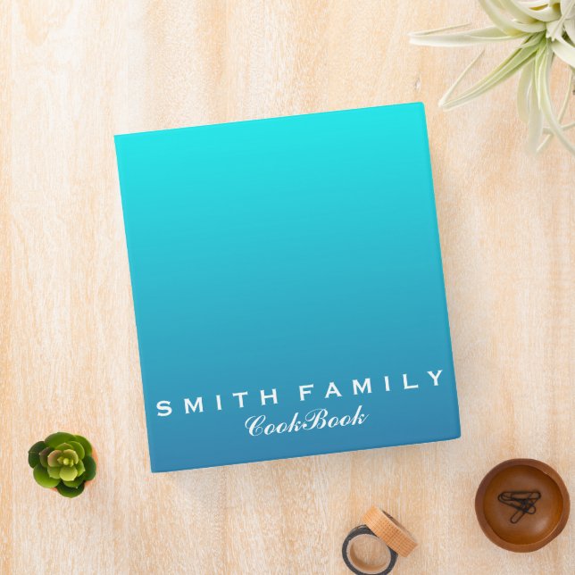 Personalized Family Recipe Cookbook Binder (In Situ)