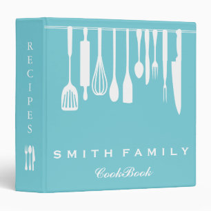 Personalized Family Recipe Cookbook Binder