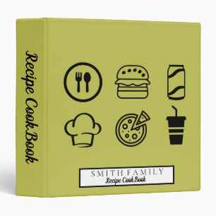 Personalized Family Recipe Cookbook Binder