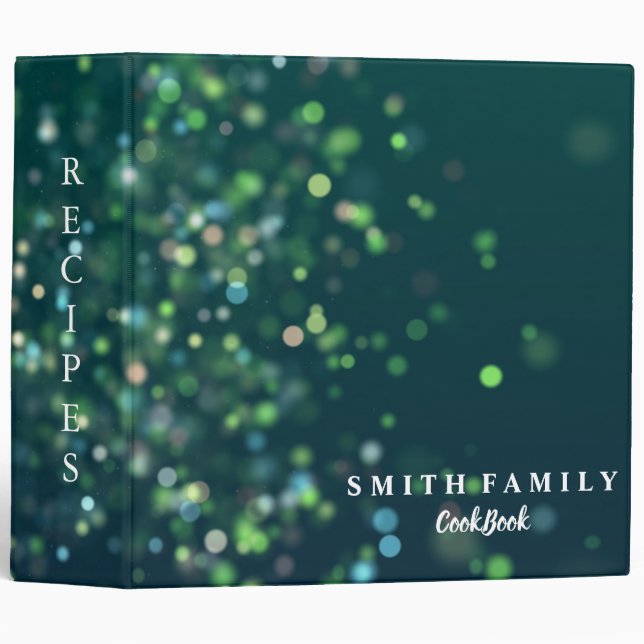 Personalized Family Recipe Cookbook Binder (Front/Spine)