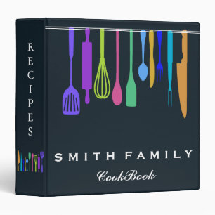 Personalized Family Recipe Cookbook Binder