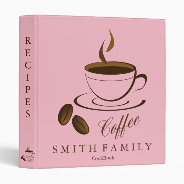 Personalized Family Recipe Cookbook Binder (Front/Spine)