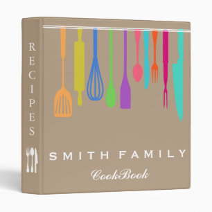 Personalized Family Recipe Cookbook Binder