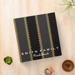 Personalized Family Recipe Cookbook Binder