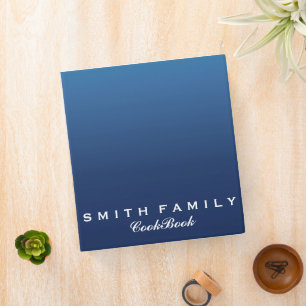 Personalized Family Recipe Cookbook Binder