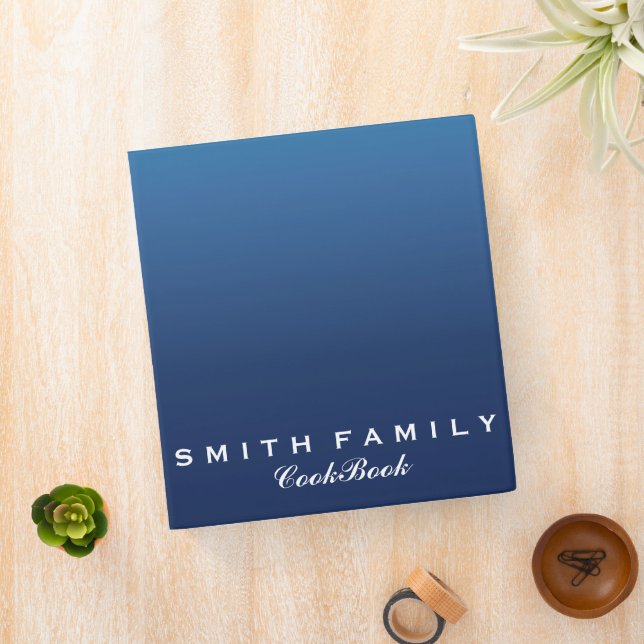 Personalized Family Recipe Cookbook Binder (In Situ)