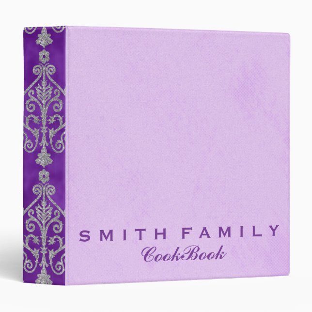 Personalized Family Recipe Cookbook Binder (Front/Spine)