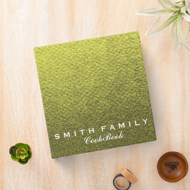 Personalized Family Recipe Cookbook Binder (In Situ)