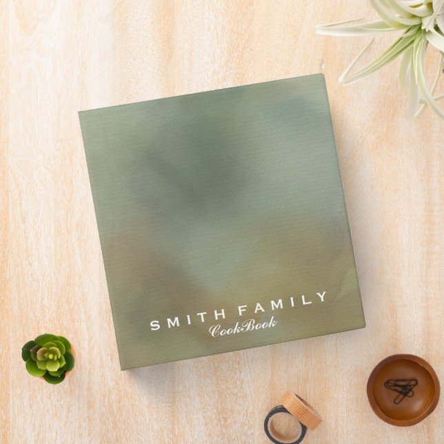 Personalized Family Recipe Cookbook Binder (In Situ)
