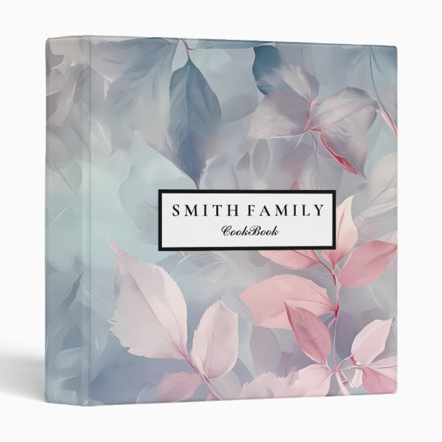 Personalized Family Recipe Cookbook Binder (Front/Spine)