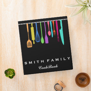 Personalized Family Recipe Cookbook Binder
