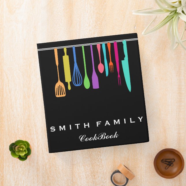 Personalized Family Recipe Cookbook Binder (In Situ)