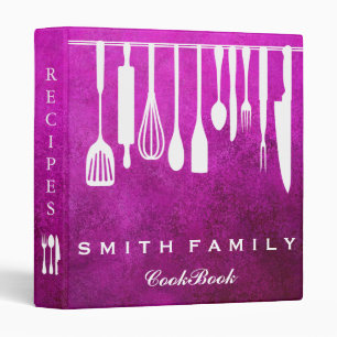 Personalized Family Recipe Cookbook Binder