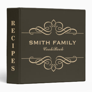 Personalized Family Recipe Cookbook Binder