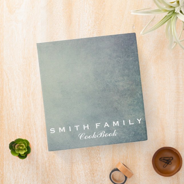 Personalized Family Recipe Cookbook Binder (In Situ)
