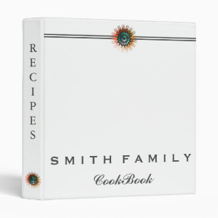 Personalized Family Recipe Cookbook Binder