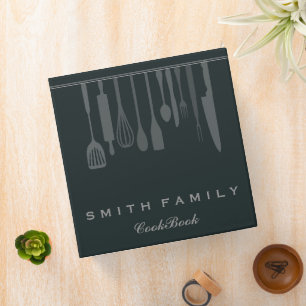 Personalized Family Recipe Cookbook Binder