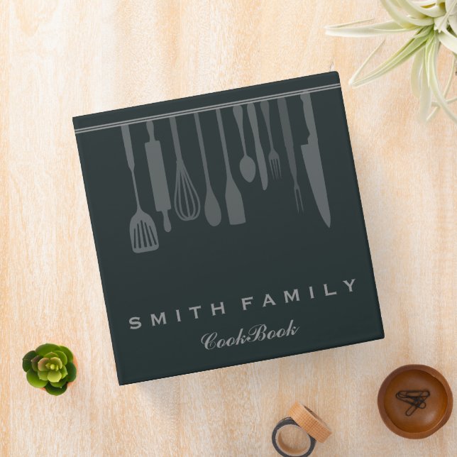 Personalized Family Recipe Cookbook Binder (In Situ)