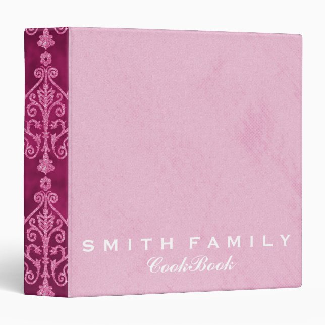 Personalized Family Recipe Cookbook Binder (Front/Spine)