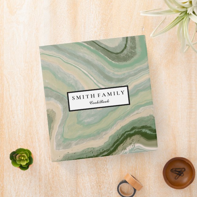 Personalized Family Recipe Cookbook Binder (In Situ)