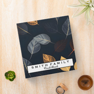 Personalized Family Recipe Cookbook Binder
