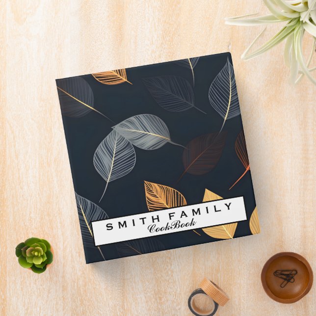 Personalized Family Recipe Cookbook Binder (In Situ)