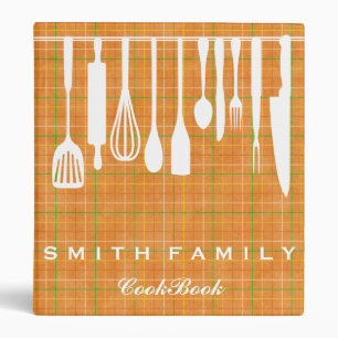 Personalized Family Recipe Cookbook Binder
