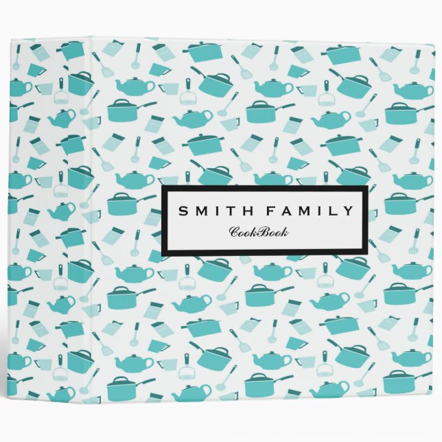 Personalized Family Recipe Cookbook Binder (Front/Spine)