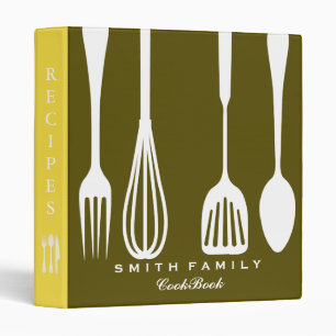 Personalized Family Recipe Cookbook Binder