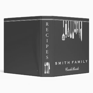 Personalized Family Recipe Cookbook Binder