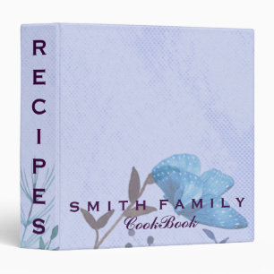 Personalized Family Recipe Cookbook Binder