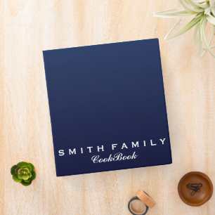 Personalized Family Recipe Cookbook Binder